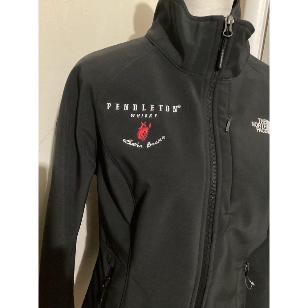 The North Face Jacket Womens Medium Black WindWall Softshell Pendleton Whisky - Picture 2 of 8